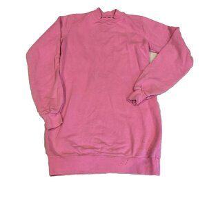 Cotton Citizen Dress backless XS Pink Cotton Sweater Mock Crew Neck Open Back
